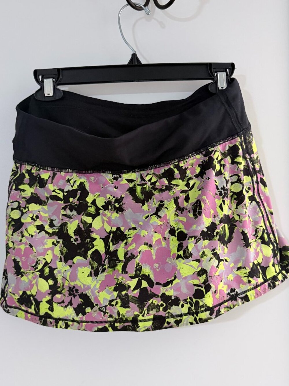 Lululemon Floral Pace Rival Tennis Skirt with Shorts